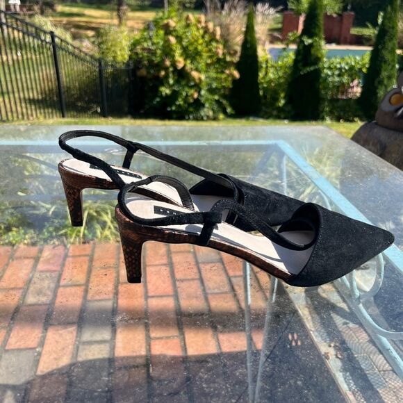 Anthropologie Sanctuary Pumped Up Asymmetrical Strappy Heels NIB - Picture 2 of 9